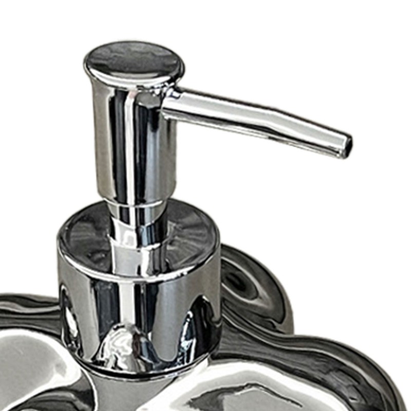 Cloud Press Pump Bottle Ceramic Reusable Decoration Refillable Cloud Shape