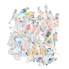 KONTONTY 216pc Hand Account Stickers Kit Scrapbooking Embellishment Stickers Set Aesthetic Journal Kit for Diy Scrapbooking