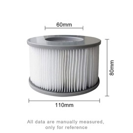 FFYan 4 PCS Replacement Filter for MSPA FD2089,Enhanced Version Filter Cartridge Pump Fit for MSPA All Current Hot Tubs