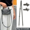 AIDUCHO Strap for Longchamp Mini Bag, Leather Adjustable Crossbody Bag