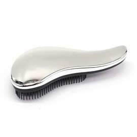 Detangler Brush & Detangling Hair Brush, Professional Detangling Brush, Against Hair Breakage, Hair Loss and Sensitive Hair Care, Silver