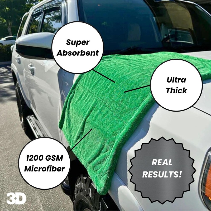 3D Hydro-FIL XL | Professional Grade Microfiber Towel | Extra