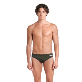 Arena Men's Team Swim Briefs Solid, Dark SAGE-White, 44