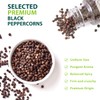 Soeos Whole Black Peppercorns, 6.7oz (190g) and Himalayan Pink Salt,