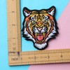 Ximimark 3pcs Tiger Embroidery Patches - Iron-On/Sew-On Versatile Appliques for