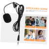 SUPVOX 8pcs Clip Lavalier Microphones for Live Streaming Teaching and