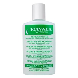 Mavala | Crystal Quitaesmalte de Uñas Sin Acetona | Elimina el esmalte de Uñas de Forma Rápida y Eficaz | Ecológico Sin Olor | 100 ml