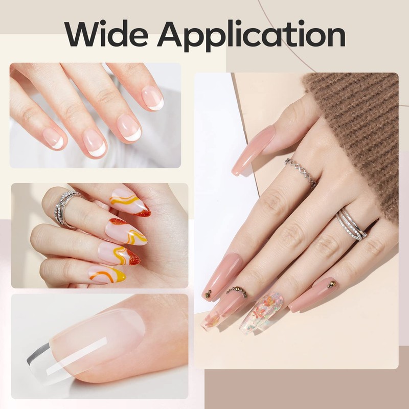 modelones 7-in-1 Builder Gel for Nails and Top Coat Gel