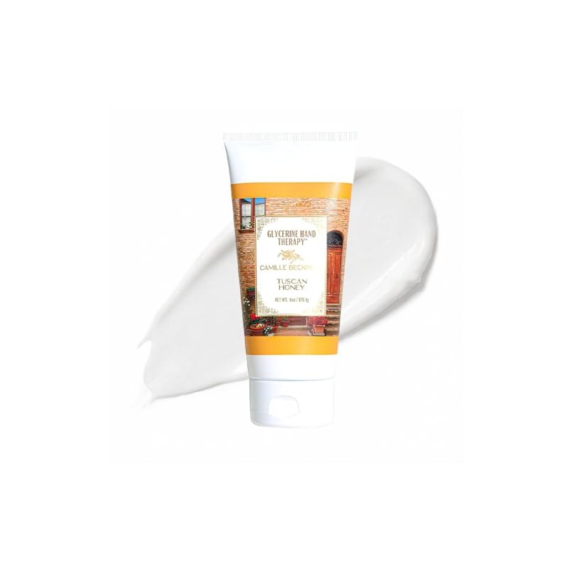 Camille Beckman Crema de terapia de manos de glicerina, miel