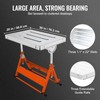 VEVOR Welding Table Foldable 30"x20", Welding Workbench Table 400lbs Load