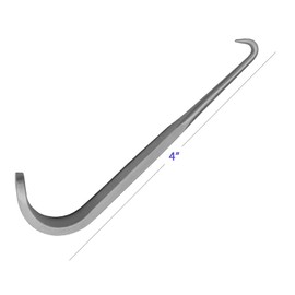 Skin Hooks, Retractors,Blunt, Sharpe Single and Double Ball Ended (Jackson Tracheal Hook 4")