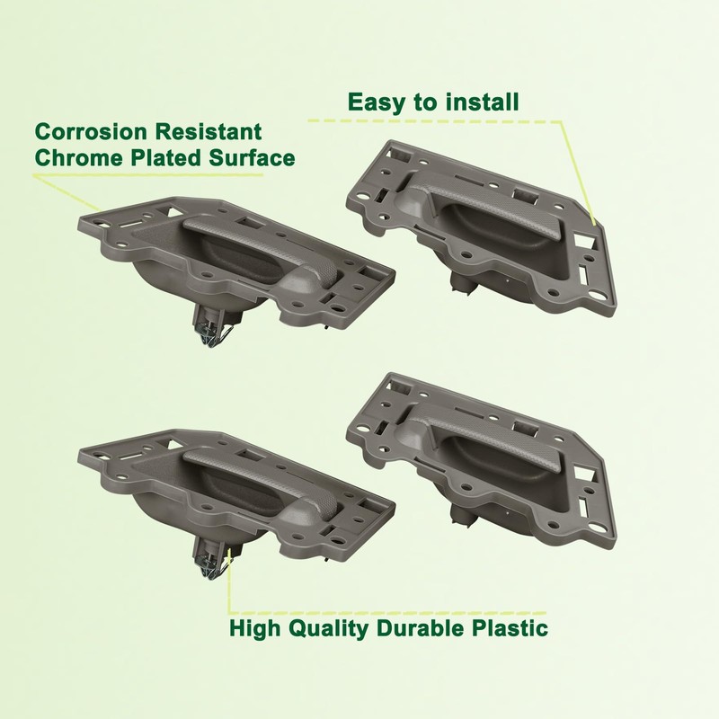 omoZone 4pcs Interior Door Handle Front/Rear Left and Right Side