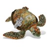 DolliBu Sea Turtle Stuffed Animal with Silver Cross and Personalization
