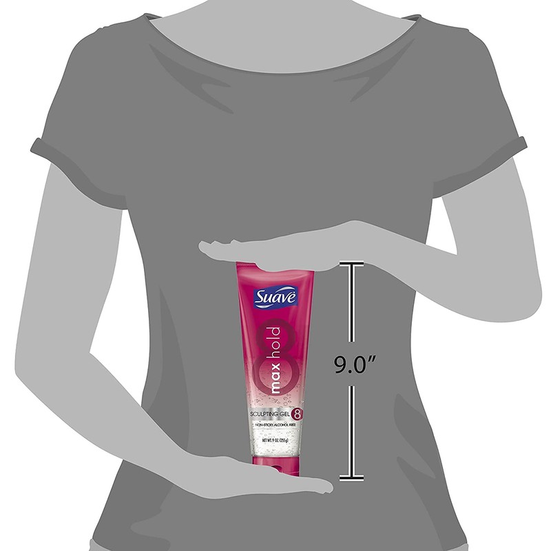 Suave Gel Style Lock Sculpting 9 Ounce (Pack of 2)