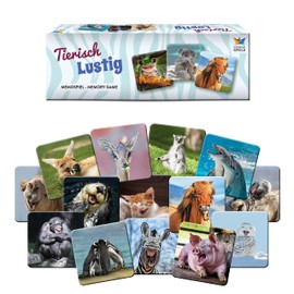 Starnberger Spiele - Animal Funny - Memory Game for Adults and Children from 6 Years - Gift for Animal and Nature Lovers