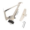 Archery Fletching Tool Fletching Jig Stainless Steel Clear Scale Adjustable