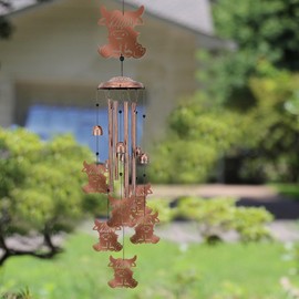 Wind Chimes Outdoor Metal Wind Chimes for Home Lawn Porch Patio Garden Decor for Women Men Mom Grandma Wife Unique Memorial Gift (Highland Cow)