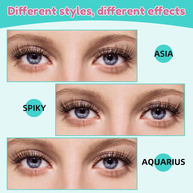 Lash Extension Kit Eyelash Clusters Individual Lashes Extensions Kits With