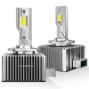 NOVCAPAR D3S LED Bulb,30000LM Super Bright High and Low Beam,