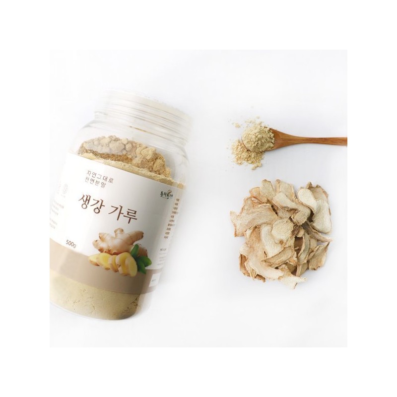 Dongeuihanjae 동의한재 프리미엄 무첨가 생강 가루 분말 500g Donguihanjae Premium