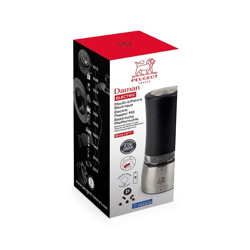 PEUGEOT - Daman u'Select Electric Pepper Mill 16cm -6.3 in.