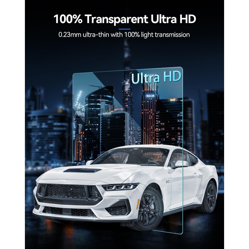 LANTU Mustang Screen Protector for 2024 2025 2026 Ford Mustang