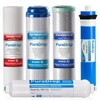 PureDrop PDR-F5-50 Replacement Water Filter Pack for 50 GPD Reverse