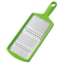 Shimomura Kougyou FVS-614 Full Veggie Smile Julienne Slicer & Grater, Dishwasher Safe, Made in Japan, Color: Green, 10.6 x 3.5 x 0.6 in (268 x 90 x 14 mm)