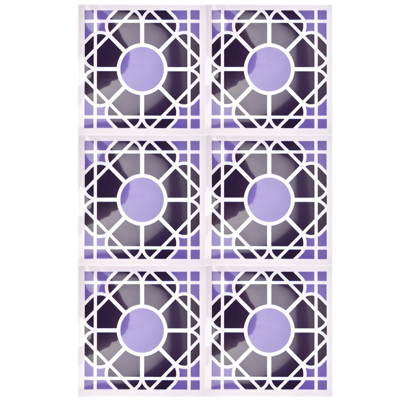 10Pcs set Imitation Ceramic Tile Wall Sticker Waterproof SelfAdhesive Wallpaper