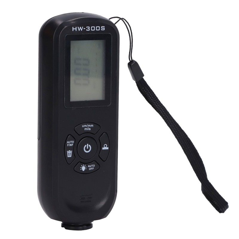HW‑300S Coating Thickness Gauge Digital Backlight LCD Film Thickness Meter