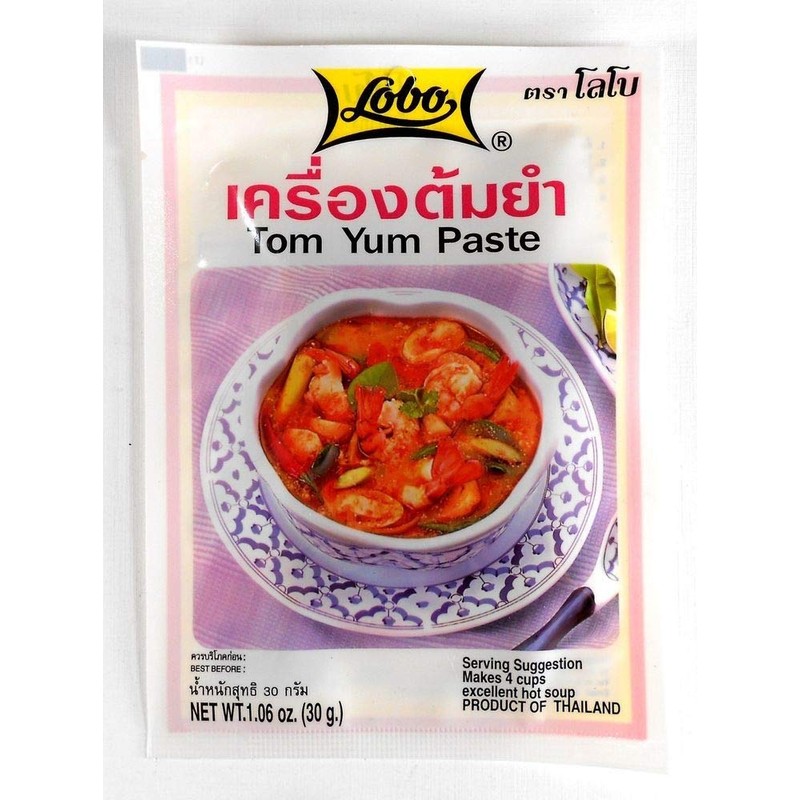 Lobo Spicy Tom Yum Shrimp Paste for Thai Food Soup