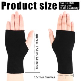 Bememo Fingerless Gloves Women UV Protection Gloves Wrist Length Cotton Gloves Sun Block Driving Gloves Unisex (Bright Colors,Wrist Length)