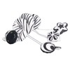 Baby Plush Animal Stroller Toys Black and White Spiral Activity