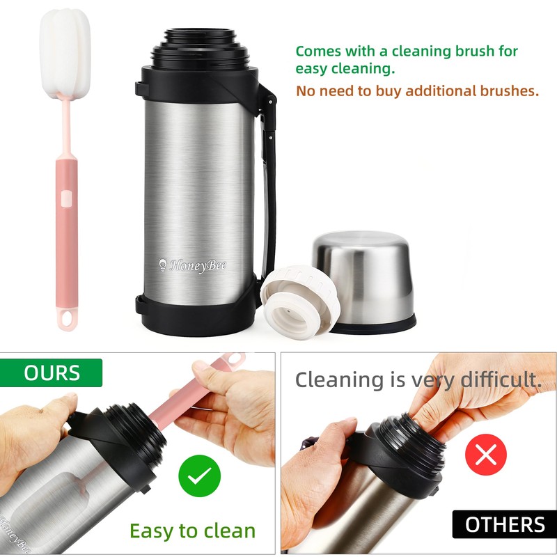 Vacuum Insulated Bottle Coffee Thermos,41 Ounce,Thermos for Hot Drinks,Keep Liquid