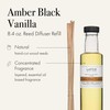 LAFCO New York Reed Diffuser Refill, Amber Black Vanilla -