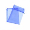 Wuligirl 20pcs Blue Organza Wine Bags Wedding Christmas Champagne Bottles