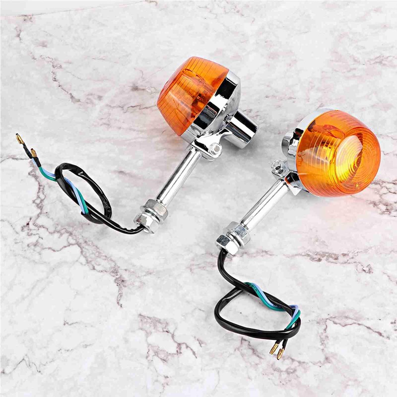 2PCS 12V Turn Signal Light 8mm Superior Durable Easy Install