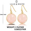 LILIE&WHITE Women's Gold Plated & Hypoallergenic Teardrop Drop Earrings with