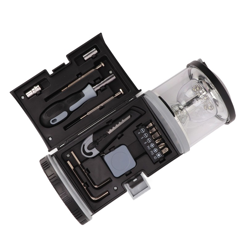 Lantern Hardware Tool Set Multifunction Auto Repair Outdoor Camping Hardware