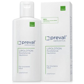 preval® Lipolotion 500 ml, moisturising skin lotion with lots of moisture, highly compatible, gives the skin a pleasantly nourished feeling and leaves no greasy film