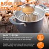 SiliFine Stainless Steel Reinforced Bouillon Sieve Strainer Cone Fine Mesh