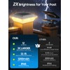 KOOPER 4x4 Solar Post Cap Lights Outdoor, 6 Pack Brighter