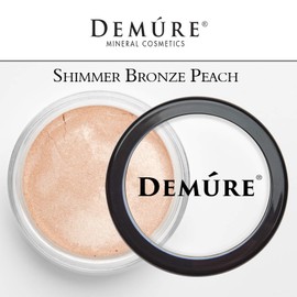 Mineral Make Up (Bronze Peach) Eye Shadow, Shimmer Eyeshadow, Loose Powder, Glitter Eyeshadow, Organic Makeup, Eye Makeup, Natural Makeup, Organic Eyeshadow, Natural Eyeshadow, Professional Makeup