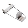 4 String Guitar Talipiece Metal Silver Burr Free Guitar Tailpiece