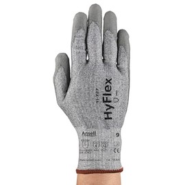 HyFlex 11-727 - Guante de Protección al Corte con tecnología Ansell que ofrece la mejor protección contra cortes, más confort, frescura y destreza. Talla7 (Chica) 1 par.