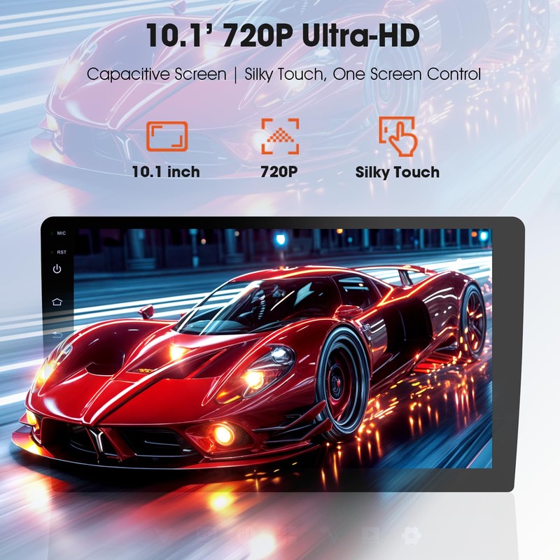 Haudio Android 13 Car Stereo with Wireless CarPlay and Android