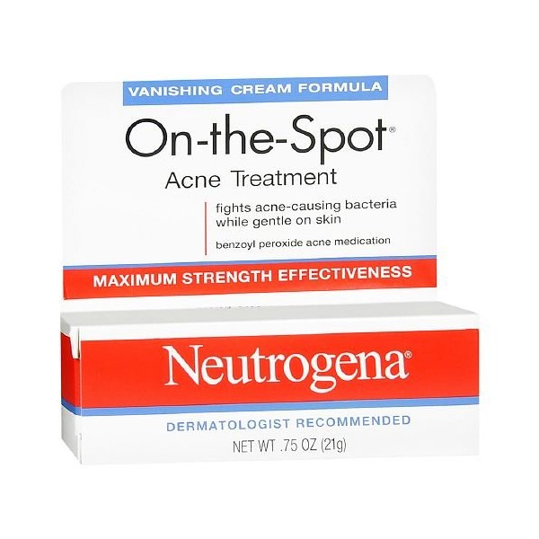 Neutrogena On-the-Spot Acne Treatment, Vanishing Formula 0.75 oz (PACK OF 12)