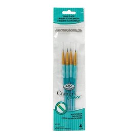 Royal Brush Crafter's Choice Taklon Brush, Multicolor