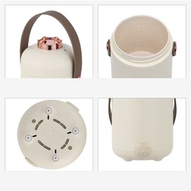 Portable Small Electric Kettle, Travel Electric Kettle, Mini Portable Electric Cup Multifunctional Health Preserving Electric Stew Cup CN Plug