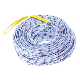 Keson SR50M Surveyors Rope (Graduations: Metric), 50-Meter, White